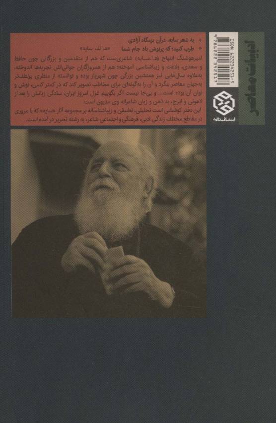 همسایه با سایه (نگاهی زیباشناسانه به اشعار امیرهوشنگ ابتهاج)،(ادبیات معاصر)