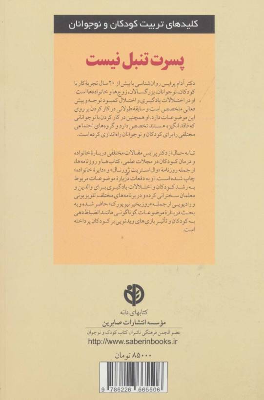 پسرت تنبل نیست (کلیدهای تربیت کودکان و نوجوانان)