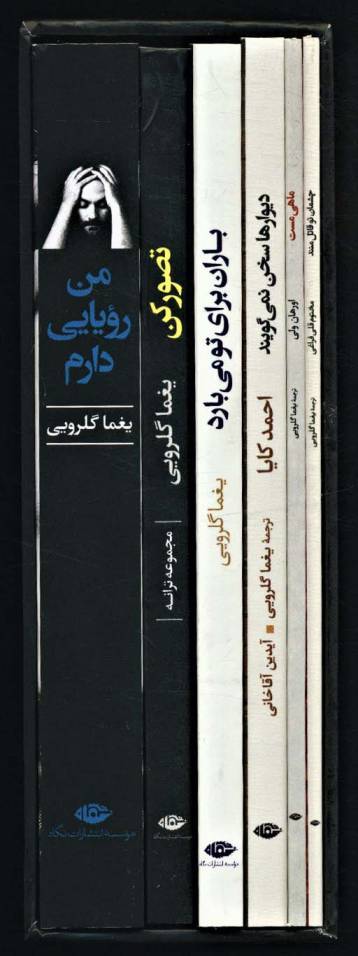 مجموعه آثار یغما گلرویی (دنیای بی کینه رویای من اینه)،(6جلدی،باقاب)