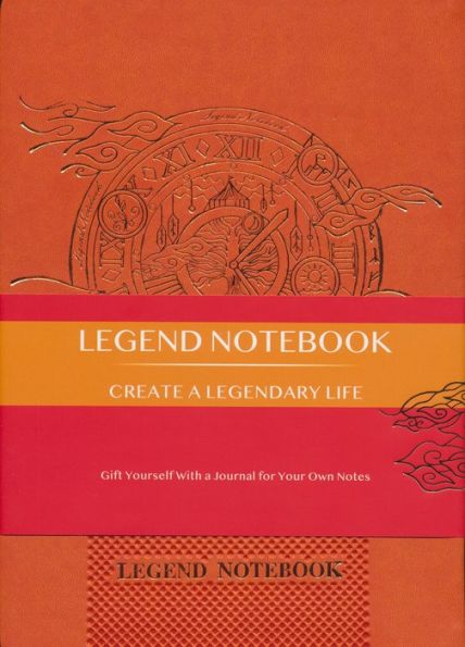 دفتر یادداشت خط دار LEGEND (نارنجی)