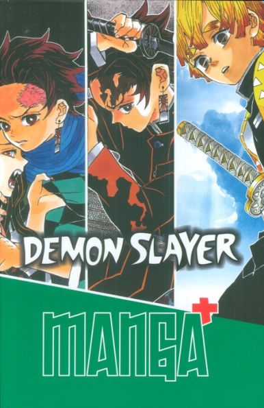 مجموعه مانگا پلاس انگلیسی شیطان کش (DEMON SLAYER)،(جلد1تا3،کمیک استریپ)،(3جلدی،باقاب)