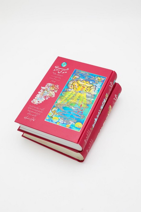مثنوی معنوی (اعراب گذاری شده)،(2جلدی،گلاسه،بدون قاب)