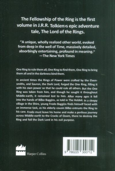 THE FELLOWSHIP OF THE RING:ارباب حلقه ها 1 (زبان اصلی،انگلیسی)