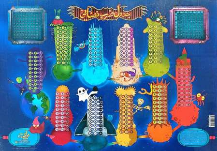 پوستر وایت بردی جدول ضرب A3 (گلاسه)