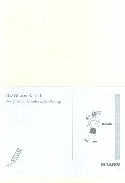 دفتر یادداشت بی خط MD NOTEBOOK (طرح MAN،کد 813)