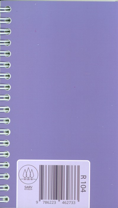 دفتر یادداشت خط دار لیست کارهای من (TO DO LIST،کد R104)،(سیمی)