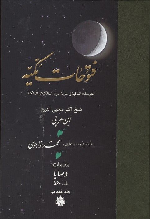 فتوحات مکیه 17 (الفتوحات المکیه فی معرفه اسرار المالکیه و الملکیه:مقامات وصایا باب 560)