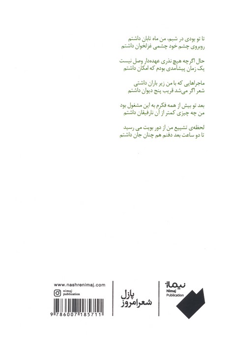 پیشامد (پازل شعر امروز134،مجموعه غزل)