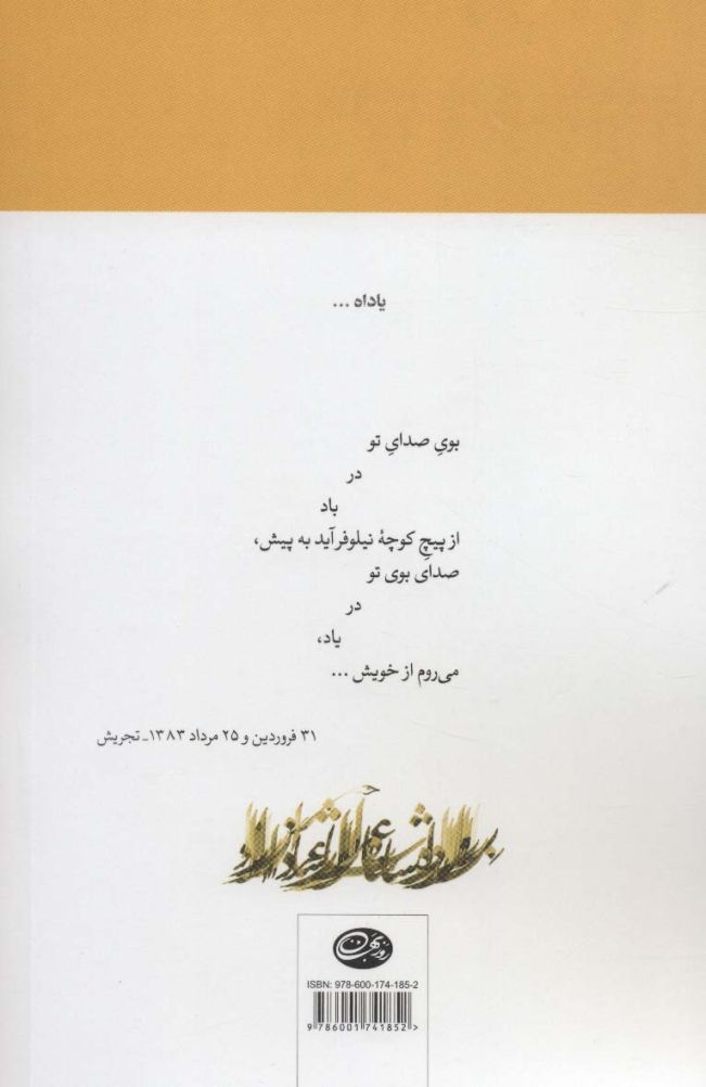 سرایش ایرانی:زمینی و گیهانی 1 (دفتر نخستین:راه شاعر،دفتر دویم:یادآباد)
