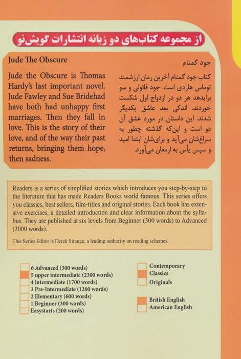 جود گمنام (JUDE THE OBSCURE)،(2زبانه)