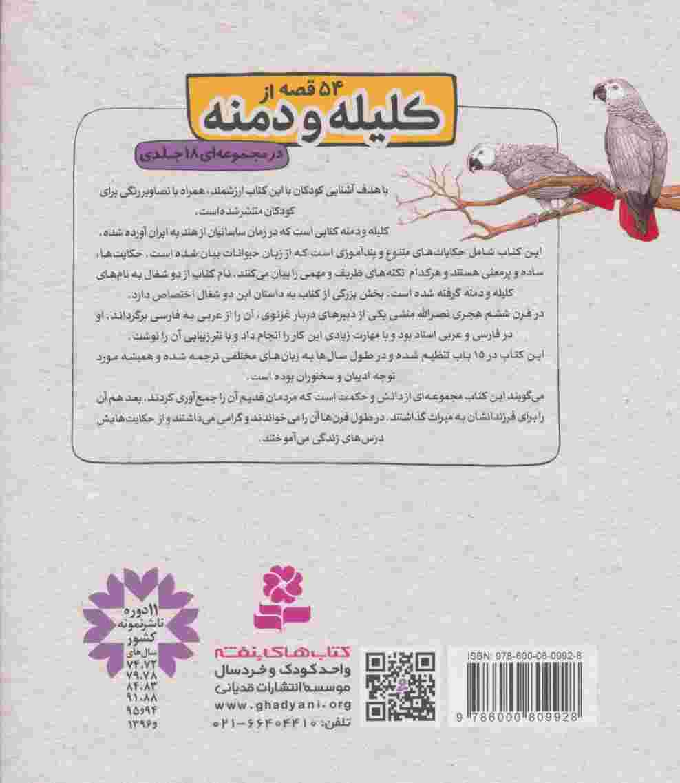 کلیله و دمنه 6 (مرد و چاه و اژدها و 1 قصه ی دیگر)