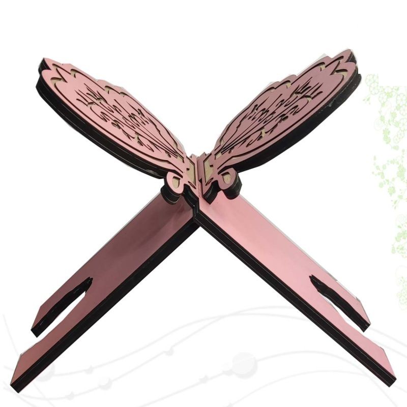رحل MDF س25*40 طرح پروانه بزرگ سرخابی