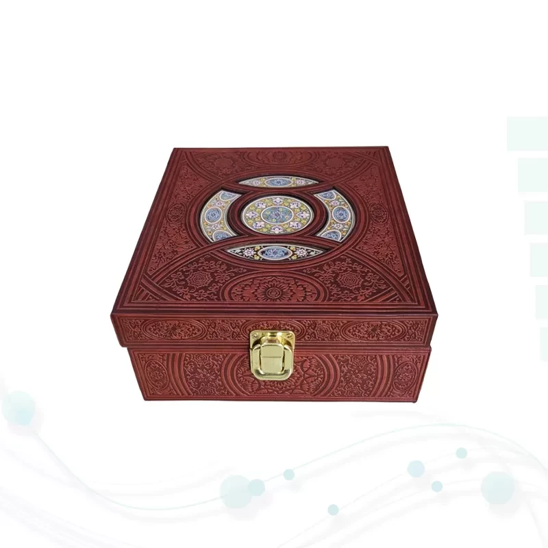 صحیفه سجادیه پالتویی چرم با خودکار و روان نویس
