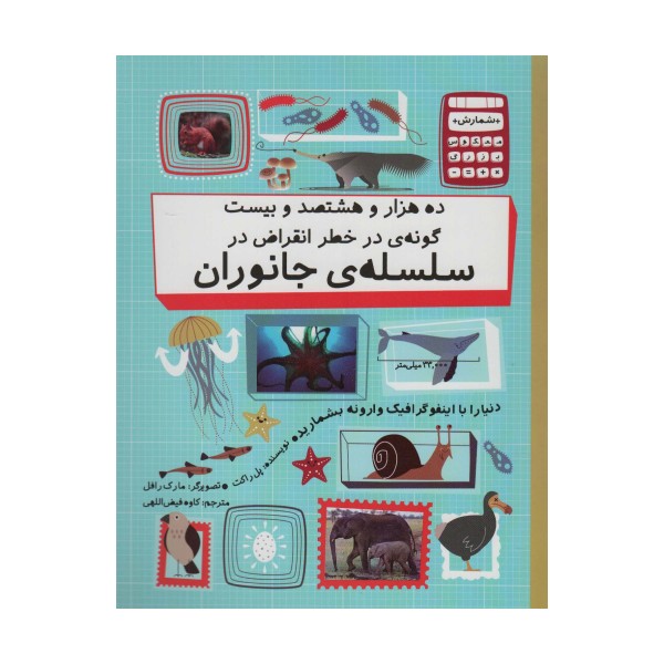 دنیا را با اینفو گرافیک وارونه بشمارید (ده هزار و هشتصد و بیست گونه ی در خطر انقراض در...)،(گلاسه)