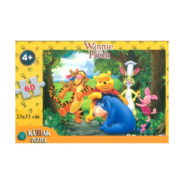 پازل 60 تکه وینی پو (WINNIE THE POOH)،(باجعبه)