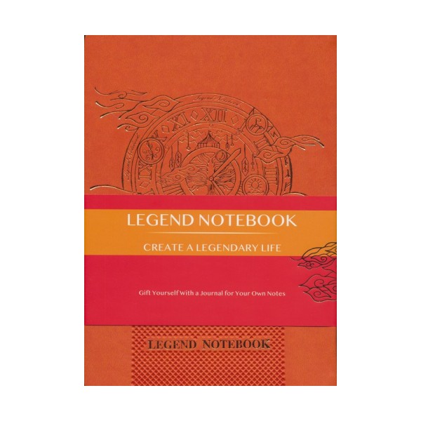 دفتر یادداشت خط دار LEGEND (نارنجی)