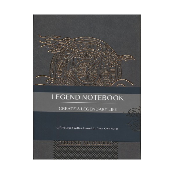 دفتر یادداشت خط دار LEGEND (خاکستری)