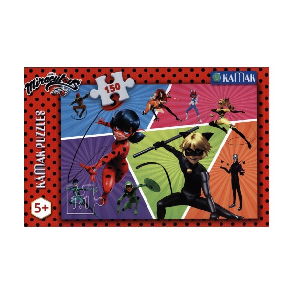 پازل 150 تکه دختر کفشدوزکی (MIRACULOUS LADYBUG)،(باجعبه)