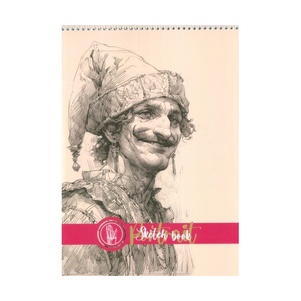 دفتر نقاشی و طراحی 40 برگ (طرح چهره،کد 1281)،(سیمی)