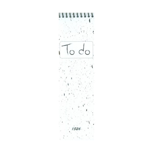 دفترچه یادداشت (to do list،کد 1526)،(سیمی)