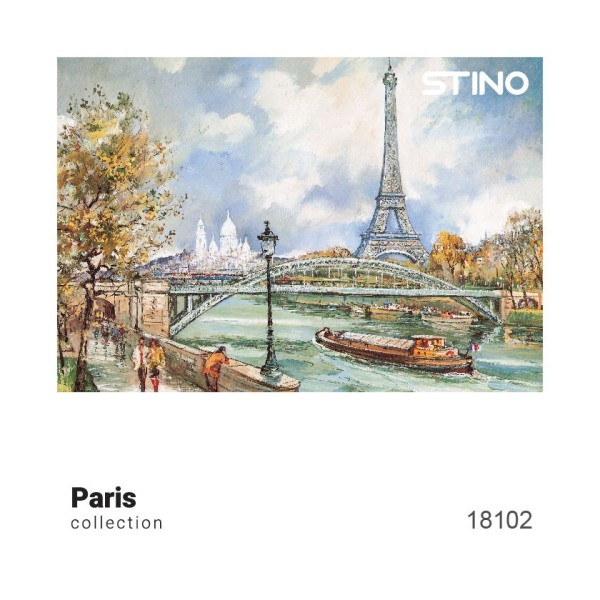 پازل شیشه ای استینو 1000 تکه طرح پاریس (کد 18102)،(باجعبه)