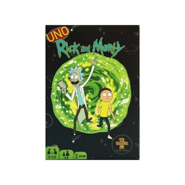 بسته بازی کارتی اونو ریک و مورتی (RICK AND MORTY)،(باجعبه)