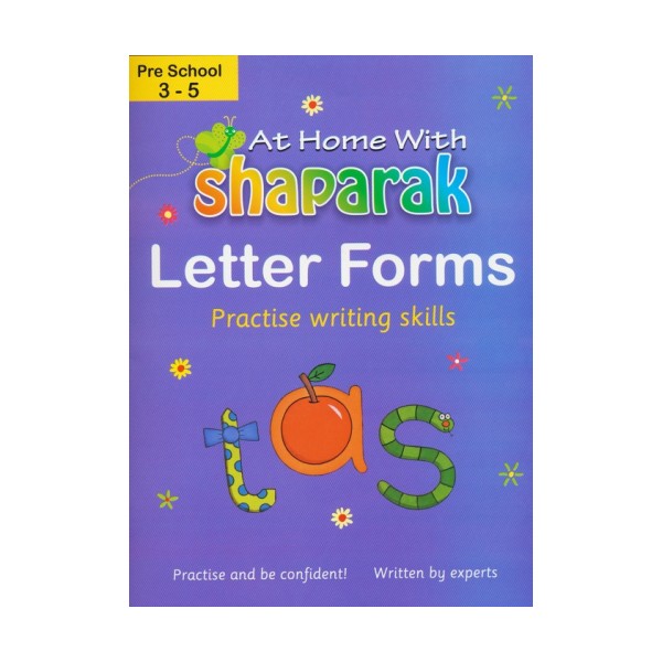 شاپرک بنفش (آموزش الفبا:Letter Forms)،(انگلیسی)