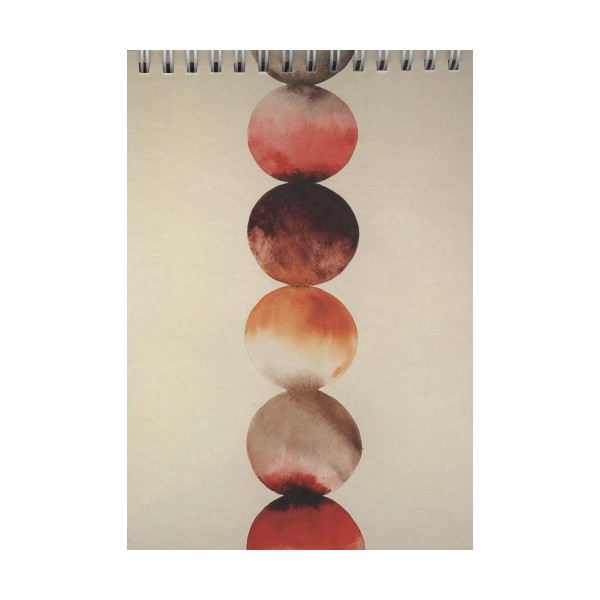 دفتر یادداشت خط دار (طرح تسبیح،کد 6)،(سیمی)