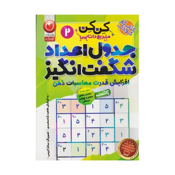 جدول کن کن مربع دانایی 2 (جدول اعداد شگفت انگیز با محاسبات ریاضی)
