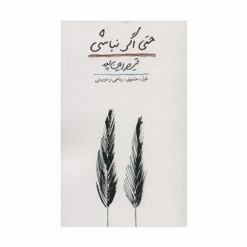 حتی اگر نباشی (غزل،مثنوی،رباعی و دو بیتی)