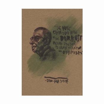 دفترچه یادداشت بی خط (نویسندگان،JEAN PAUL SARTRE)،(سیمی)