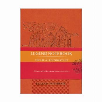دفتر یادداشت خط دار LEGEND (نارنجی)