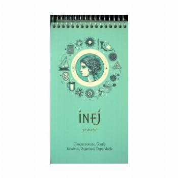 دفتر یادداشت خط دار سرو (INFJ،کدC-105)،(سیمی)