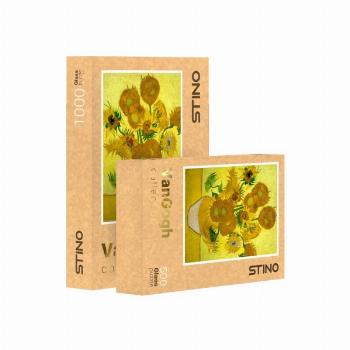 پازل شیشه ای استینو 500 تکه طرح ونگوگ (کد 12107)،(باجعبه)