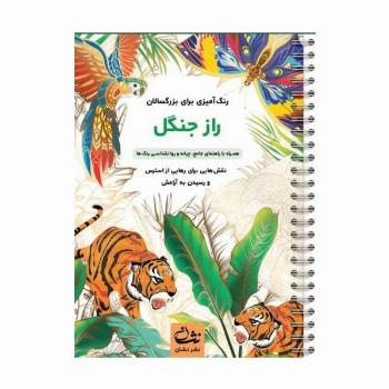 راز جنگل (رنگ آمیزی برای بزرگسالان:نقش هایی برای رهایی از استرس و رسیدن به آرامش)،(سیمی)