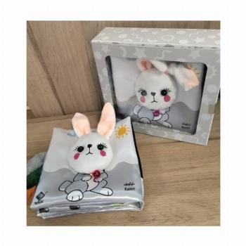 کتاب پارچه ای حیوانات مزرعه (2زبانه،باجعبه)