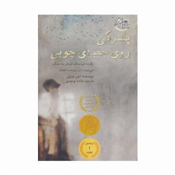 پسرکی روی جعبه ی چوبی
