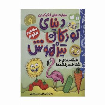 کتاب کار دنیای کودکان تیزهوش 9 (مهارت های فکر کردن:طبقه بندی و شناخت رنگ ها)